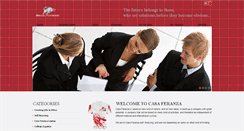 Desktop Screenshot of casaferanza.com