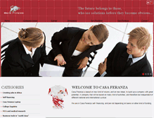 Tablet Screenshot of casaferanza.com